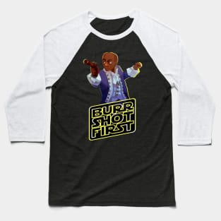 BURR SHOT FIRST Hamilton Musical Baseball T-Shirt